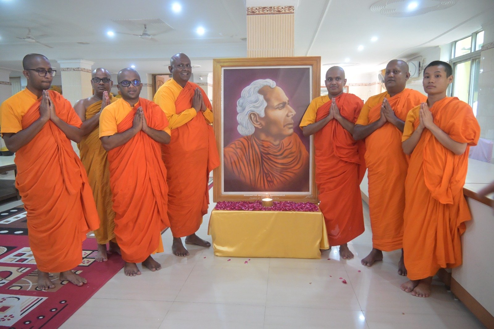 Commemoration of the 162nd Birth Anniversary of Bodhisattva Anagarika Dharmapala