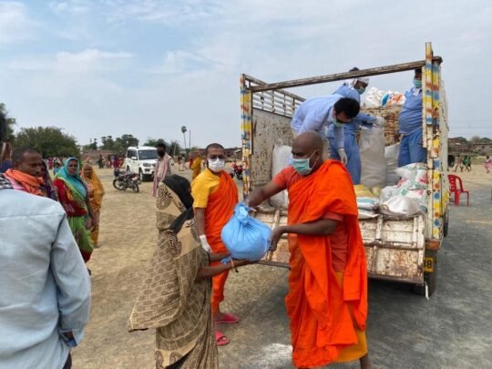 Welfare Activities at Bodh Gaya